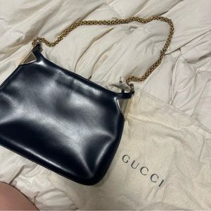 Vintage leather gucci bag